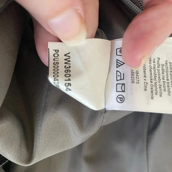 NWT White‎ by Vera Wang Gown Charcoal Fit & Flare Bodycon Bridesmaid Prom Formal - Picture 9 of 13